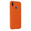Huawei P20 Lite Kılıf Nano içi Kadife Silikon - Turuncu-(5796) - EMTHBA7233-7836