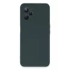 Realme C35 Kılıf Nano içi Kadife Silikon - Koyu Yeşil-(5796) - EMTHBA4925-7713