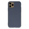 iPhone 11 Pro Kılıf Nano içi Kadife Silikon - Gri-(5796) - EMTHBA6662-6684