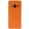 Realme 11 Pro Kılıf Nano içi Kadife Silikon - Turuncu-(5796) - EMTHBA3817-6119