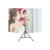 ALLY 10 İnch Halka Led Tripod(1.30M)Youtuber Video Selfie Stüdyo Makyaj Işığı- - EMTHBA6197-5