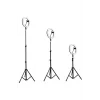 ALLY 10 İnch Halka Led Tripod(1.30M)Youtuber Video Selfie Stüdyo Makyaj Işığı- - EMTHBA6197-5