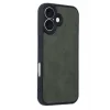 iPhone 16 Kılıf Aras Deri Kapak - Koyu Yeşil-(5796) - EMTHBA6136-3235