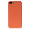iPhone 7 Plus Kılıf Nano içi Kadife Silikon - Turuncu-(5796) - EMTHBA3523-5264