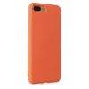 iPhone 7 Plus Kılıf Nano içi Kadife Silikon - Turuncu-(5796) - EMTHBA3523-5264