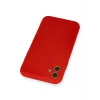 iPhone 11 Kılıf Nano içi Kadife Silikon - Kırmızı-(5796) - EMTHBA2559-5487