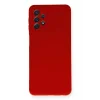 Samsung Galaxy A52 Kılıf Nano içi Kadife Silikon - Kırmızı-(5796) - EMTHBA2674-9788