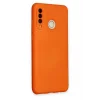 Huawei P30 Lite Kılıf Nano içi Kadife Silikon - Turuncu-(5796) - EMTHBA9693-4316