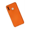 Huawei P30 Lite Kılıf Nano içi Kadife Silikon - Turuncu-(5796) - EMTHBA9693-4316