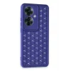 Oppo Reno 11F Kılıf Petek Silikon Kapak - Lacivert-(5796) - EMTHBA3355-3217