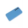 Samsung Galaxy A35 5G Kılıf Nano içi Kadife Silikon - Mavi-(5796) - EMTHBA4063-5753