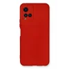 Vivo Y21S Kılıf Nano içi Kadife Silikon - Kırmızı-(5796) - EMTHBA5045-2568
