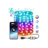 ALLY 5MT 50 LED RGB Bluetooth Telefonla Kontrol Edilen Usb Led Lamba İos-Android-(5 - EMTHBA3226-9