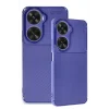 Huawei Nova 12 SE Kılıf Auto Focus Karbon Kapak - Lacivert-(5796) - EMTHBA6242-8917