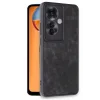 Oppo Reno 11F Kılıf Aras Deri Kapak - Siyah-(5796) - EMTHBA1346-5441