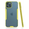 iPhone 12 Pro Max Kılıf Platin Silikon - Sarı-(5796) - EMTHBA2738-6843