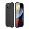 iPhone 14 Kılıf Auto Focus Karbon Kapak - Siyah-(5796) - EMTHBA2761-2481