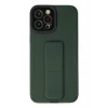 iPhone 12 Pro Max Kılıf Mega Standlı Silikon - Yeşil-(5796) - VOANFD4175-3872