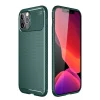 iPhone 11 Pro Kılıf Auto Focus Karbon Kapak - Yeşil-(5796) - EMTHBA6349-2944