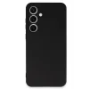Samsung Galaxy S24 FE Kılıf Nano içi Kadife Silikon - Siyah-(5796) - VOANFD5269-6848
