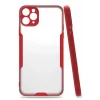iPhone 11 Pro Max Kılıf Platin Silikon - Kırmızı-(5796) - VOANFD4192-3072