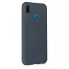 Huawei P20 Lite Kılıf Nano içi Kadife Silikon - Gri-(5796) - EMTHBA5403-9073