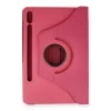 Samsung Galaxy T860 Tab S6 10.5 Kılıf 360 Tablet Deri Kılıf - Pembe-(5796) - EMTHBA3409-4695