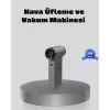 Şarjlı 130000 RPM Hava Üflemeli ve Vakumlu Araç Ev Temizlik Makinesi