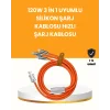 Çoklu Cihaz Dostu 120 W Hızlı Şarj Kablosu – Tek Kablo ile Her Cihaz Elinizin Altında