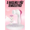 5 Başlıklı Titreşimli Cilt Temizleme Seti Canlandırıcı ve Onarıcı