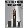 Tıraş Makinesi Kulak Burun ve Yüz Temizleyici Şarjlı Mini