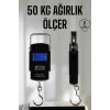 Ağırlık Ölçer 50 Kg El Terazisi El Kantarı Pilli Led Ekran