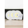 Spot Lamba Led Işık 3lü Uzaktan Kumandalı Pilli Yapışkanlı Kablosuz