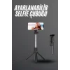 Selfie Çubuğu Tripod Bluetooth Kumandalı Selfie Çubuğu Telefon Tutucu