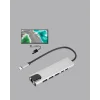 USB‑C Çoklu Bağlantı Merkezi – 5 Gbps, 100‑240 V, Sağlam Eloksal Tasarım