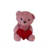 7999 50 CM PEMBE KALPLİ AYI