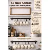 8 Kancalı Yapışkanlı Askı Aparatı