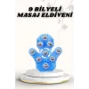9 Bilyeli Masaj Eldiveni Giyilebilir Plastik Vücut Sıkılaştırıcı