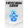 9 Bilyeli Masaj Eldiveni Tüm Vücut Masajına Uygun Kafa Masaj Aleti