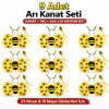 9’lu Arı Kostüm Seti – Kanat Taç Asa