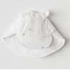 AC25618 Ocean İs My Happy Place Müslin Şapka White