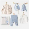 AC25910 Newborn Set Dino 5Li Hastane Çıkışı Beige