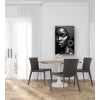 Afrikalı Siyahi Kadın Kanvas Tablo 70x100