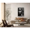 Afrikalı Siyahi Kadın Kanvas Tablo 70x100