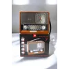 Ahşap Görünümlü Retro Bluetooth Radyo USB,AUX Ve SD Kart Girişli