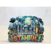 Ahşap İstanbul Temalı Magnet Alk4597