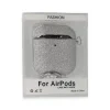 Airpods 2 (2.nesil) Spell Simli Kılıf - Gümüş