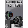 Akıllı Saat Bluetooth Bağlantılı Amoled Ekran Uyku ve Sağlık Takibi
