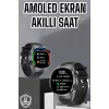 Akıllı Saat Bluetooth Bağlantılı Amoled Ekran Uyku ve Sağlık Takibi
