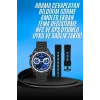 Akıllı Saat Çelik Kordonlu Amoled Ekran Android ve İOS Uyumlu Çağrı Cevaplayabilen